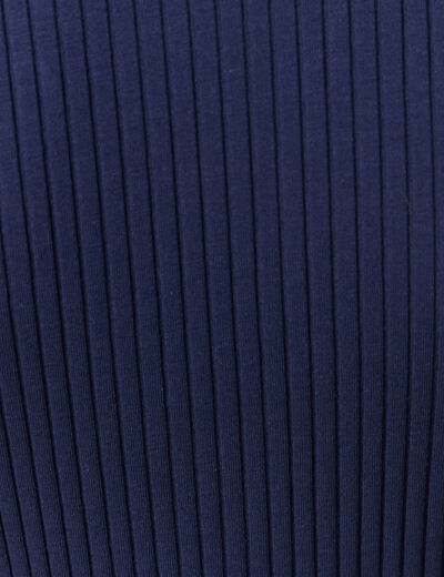 Polo manches courtes bleu marine femme