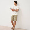 Short vert olive homme