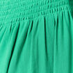 Robe longue évasée fendue vert femme