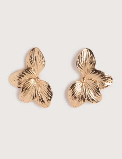 Boucles d'oreilles couleur or femme