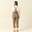 Salopette droite 7/8ème camel femme