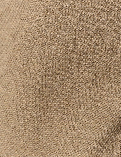 Pull manches longues taupe homme