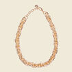 Collier chaîne couleur or femme