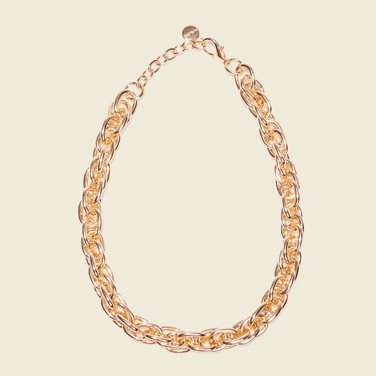 Collier chaîne couleur or femme
