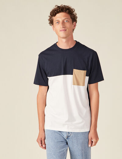 T-shirt éco-responsable bleu marine homme