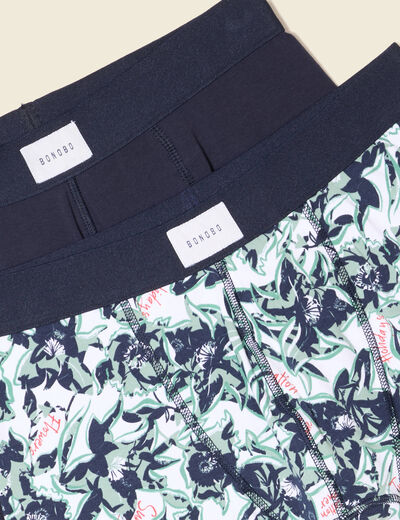 Lot 2 boxers vert homme