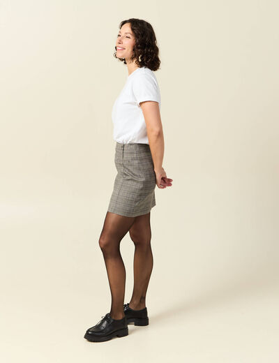 Jupe courte noir femme