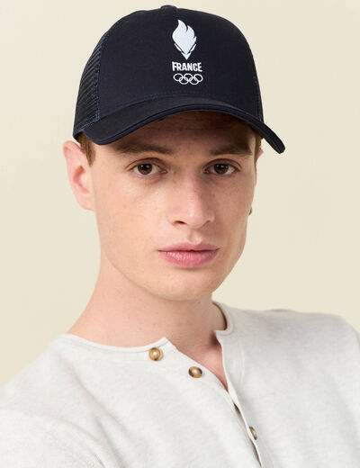 Casquette bleu marine homme