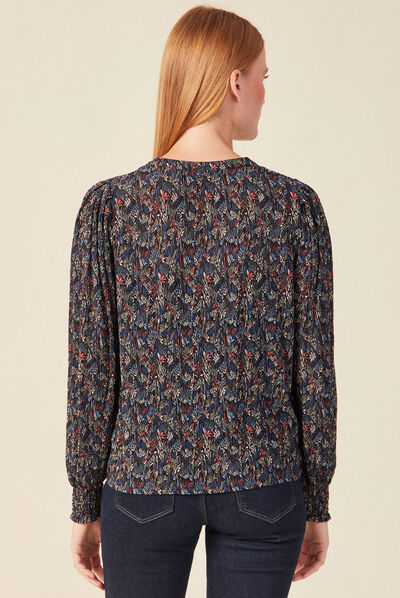 T-shirt éco-responsable multicolore femme