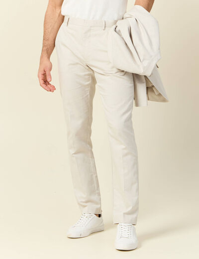 Pantalon chino sable homme