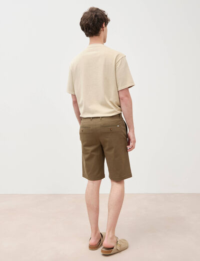 Short taupe homme
