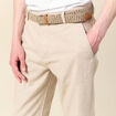 Pantalon éco-responsable beige homme