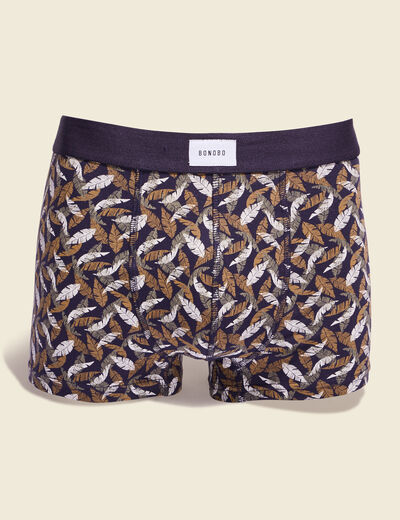 Lot 2 boxers bleu marine homme
