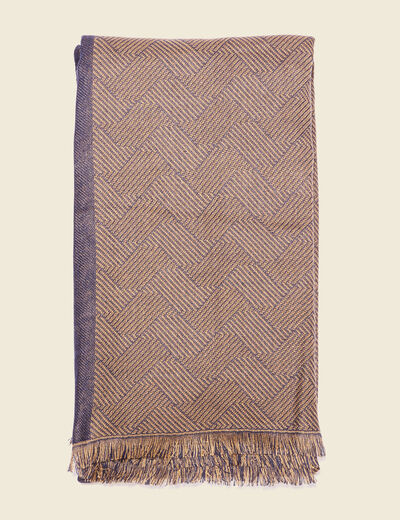 Foulard jaune moutarde homme