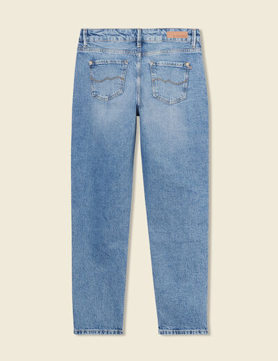 Jeans slim taille basse denim dirty femme