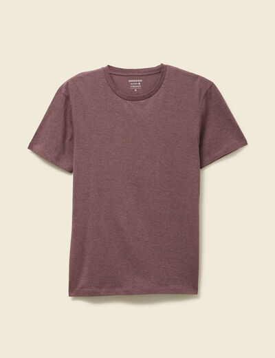 T-shirt éco-responsable vieux rose homme