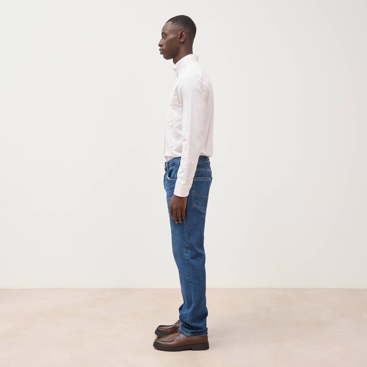 Jeans regular longueur 32 denim stone homme