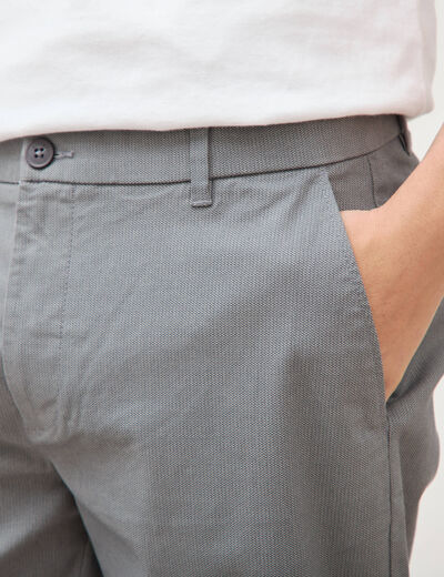 Pantalon regular longueur 32 gris homme