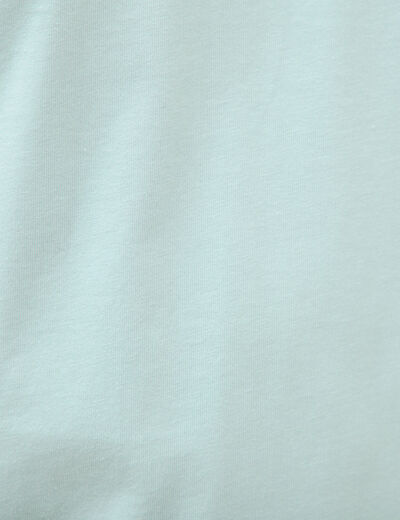 T-shirt en coton bleu gris homme