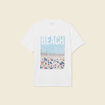 T-shirt manches courtes ecru homme