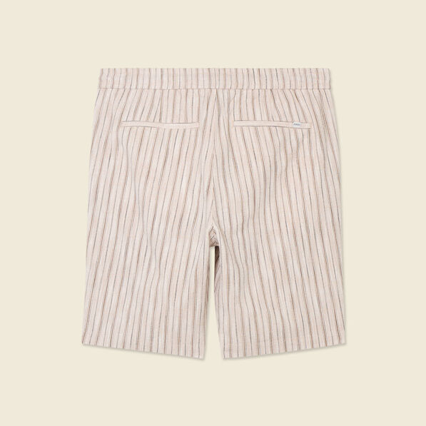 Bermuda droit à coulisse sable homme