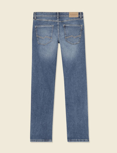 Jeans straight homme denim stone homme