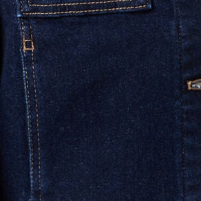 Veste en jean droite denim brut femme
