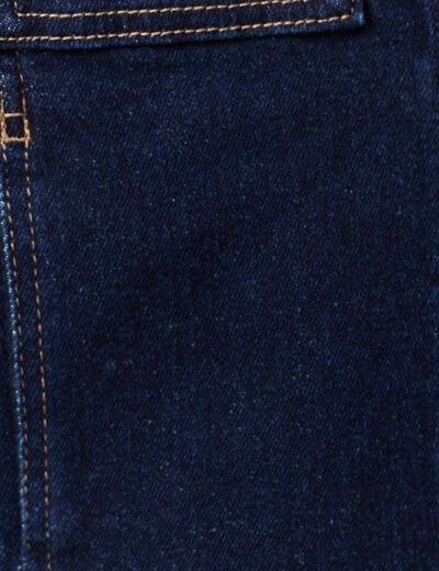 Veste en jean droite denim brut femme