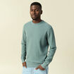 Pull fin col rond manches longues bleu gris homme
