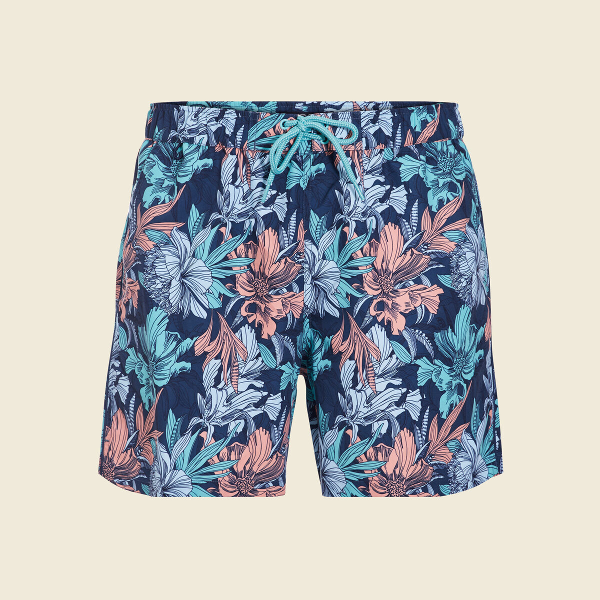 Short de bain bleu marine homme