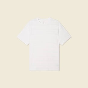 t shirt manches courtes ecru homme T-shirt manches courtes ecru homme