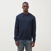 Sweat manches longues bleu marine homme