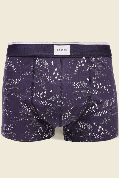 Lot 3 boxers bleu marine homme