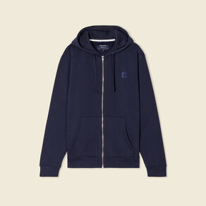 Sweat éco-responsable bleu marine homme