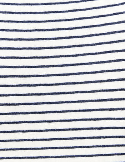 T-shirt manches courtes bleu femme