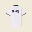 Polo manches courtes blanc homme