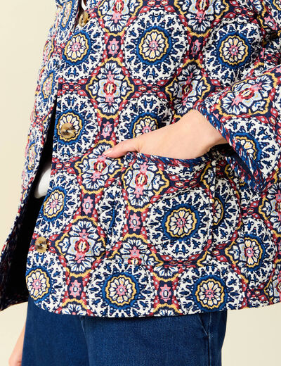 Veste éco-responsable bleu marine femme