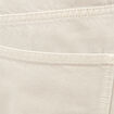 Jeans large longueur 32 en coton denim beige homme