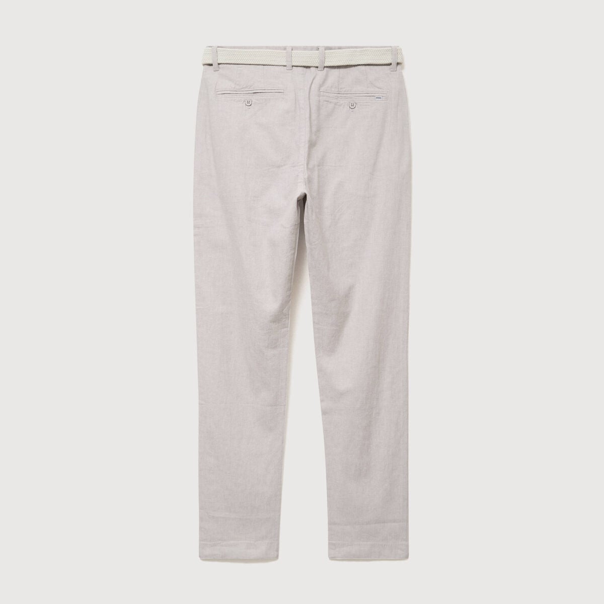 Chino coupe droite longueur 32 gris homme