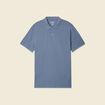 Polo éco-responsable bleu foncé homme