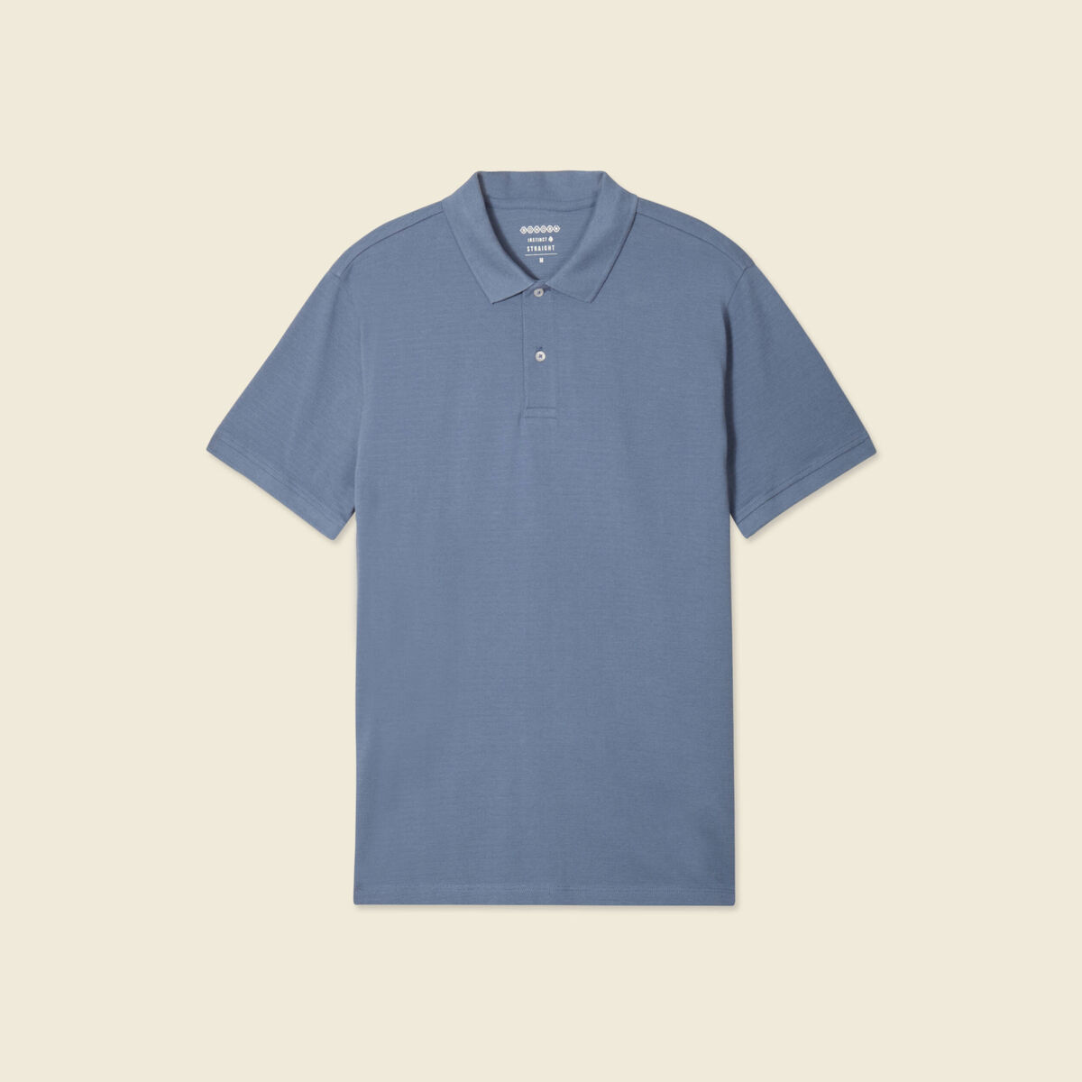 Polo éco-responsable bleu foncé homme