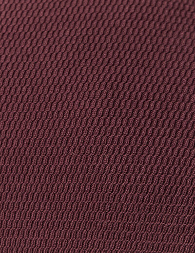 Pull droit manches longues bordeaux homme