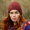 Bonnet bordeaux femme