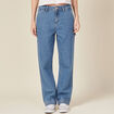 Jeans slouchy taille haute denim stone femme