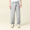 Jeans large relaxed denim snow gris homme