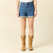 Short mom éco-responsable denim stone femme