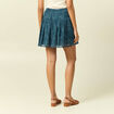 Jupe avec doublure bleu canard femme