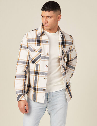 Surchemise éco-responsable camel homme