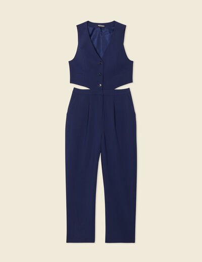 Combinaison éco-responsable bleu marine femme