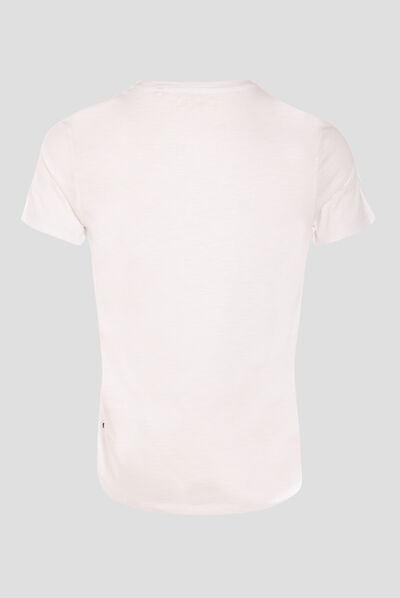 T-shirt Instinct col rond blanc homme